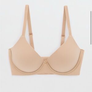 Aerie Tan T-Shirt Bra with Underwire Support